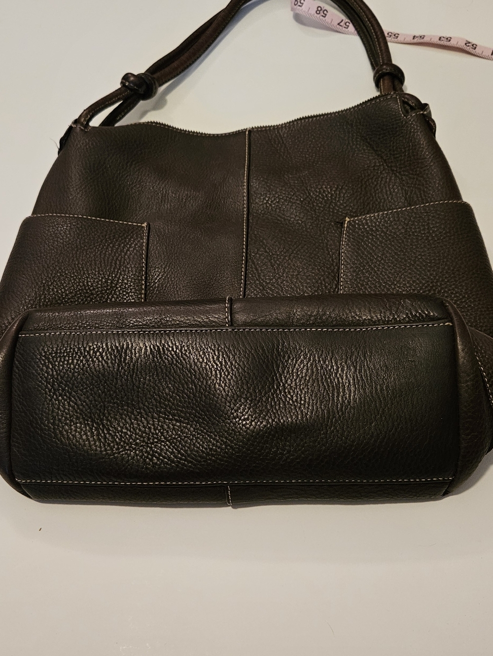 Sundance - Slouchy Leather Shoulder Bag - Picture 5 of 6